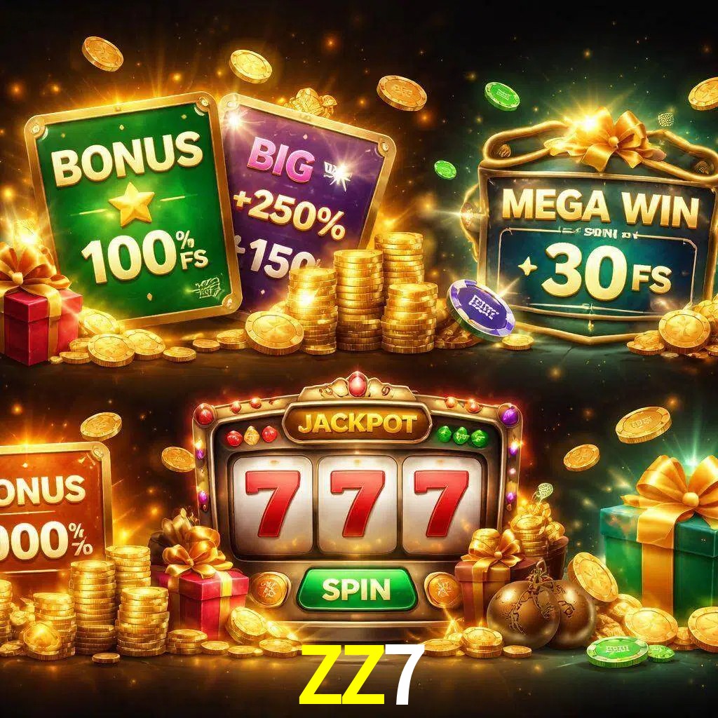 Tipos de bonos ZZ7 incluyendo recompensas de bienvenida y promociones continuas