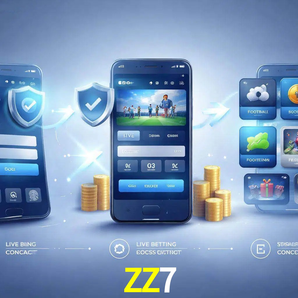 Pasos de acceso a la app ZZ7 en pantalla de teléfono móvil